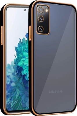 SMARTPOCKET Back Cover for Samsung Galaxy S20 FE 5G(Black, Gold, 3D Case, Pack of: 1)