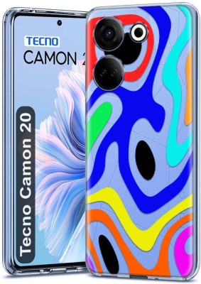 Flipkart SmartBuy Back Cover for Tecno Camon 20(Multicolor, Grip Case, Silicon, Pack of: 1)