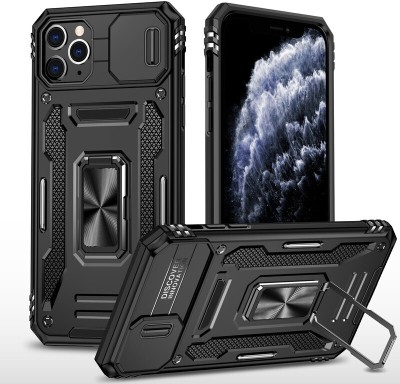 Cover Alive Back Cover for Apple iPhone 11 Pro Max(Black, Dual Protection, Pack of: 1)