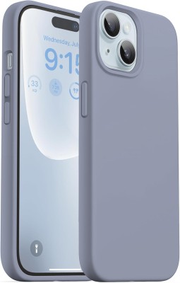 VONZEE Back Cover for Apple iPhone 15 Plus(Grey, Shock Proof, Silicon, Pack of: 1)