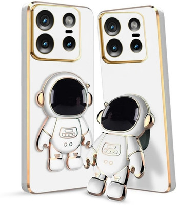 SYOTT Back Cover for MOTOROLA Edge 50 Pro 5G(White, Gold, Cases with Holder, Pack of: 1)