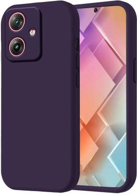 Knotyy Back Cover for MOTOROLA g64 5G(Purple, Flexible, Silicon, Pack of: 1)