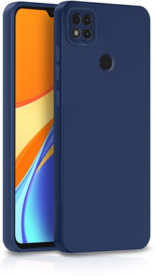 ZAMN Back Cover for REDMI 10A(Blue, Silicon, Pack of: 1)