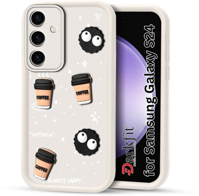 DARKFIT Back Cover for Samsung Galaxy S24 5G(White, 3D Case, Silicon, Pack of: 1)