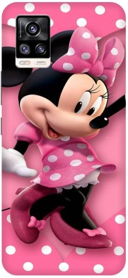 play fast Back Cover for vivo V20, v2040, MICKEY, MOUSE, MINNIE, MOUSE, DOLL, TEDDY, LOVE(Pink, Hard Case, Pack of: 1)