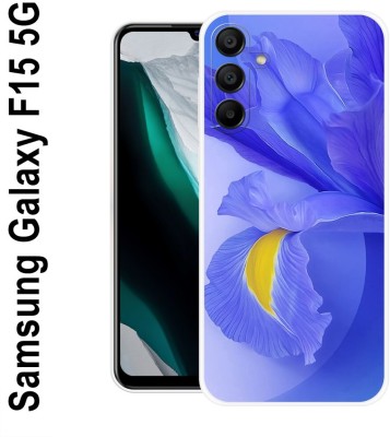 SkyAmound Back Cover for Samsung Galaxy F15 5G(Blue, Yellow, Silicon)