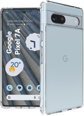 Phone Back Cover Back Cover for Google Pixel 6a(Transparent, White, Grip Case, Pack of: 1)