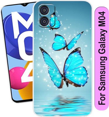 Goldista Back Cover for Samsung Galaxy M04(Transparent, Flexible, Silicon, Pack of: 1)