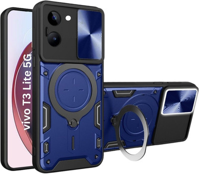 Flipkart SmartBuy Back Cover for vivo T3 Lite 5G(Blue, Rugged Armor, Pack of: 1)