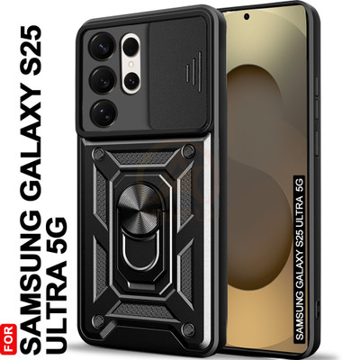 AERTOXX Back Cover for Samsung Galaxy S25 Ultra 5G(Black, Slider, Pack of: 1)