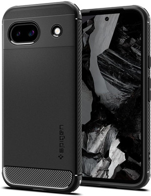 Spigen Back Cover for Pixel 8a(Black, Pack of: 1)