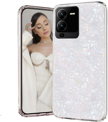KC Back Cover for Vivo V25 Pro 5G(White, Shock Proof, Silicon, Pack of: 1)