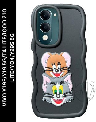 Hive Back Cover for Vivo Y19E 5G, Vivo 19 5G, Vivo T4 Lite 5G, Iqoo Z10 Lite 5G, Vivo Y19S 5G(Black, Grip Case, Silicon, Pack of: 1)