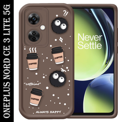 Meephone Back Cover for OnePlus Nord CE 3 Lite 5G(Brown, 3D Case, Pack of: 1)