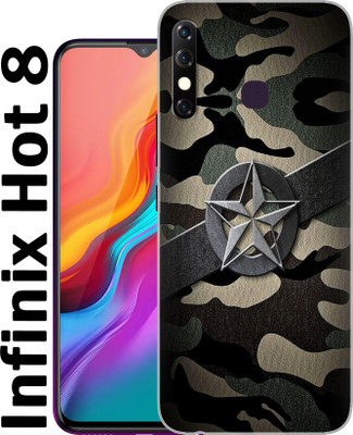 kudia Back Cover for Infinix Hot 8, X650C, Hot 8(Multicolor, Silicon, Pack of: 1)