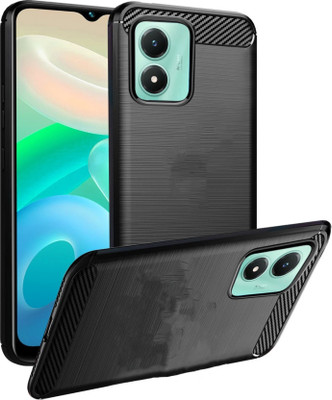 LILLIPUT Back Cover for Vivo Y02s(Black, Pack of: 1)
