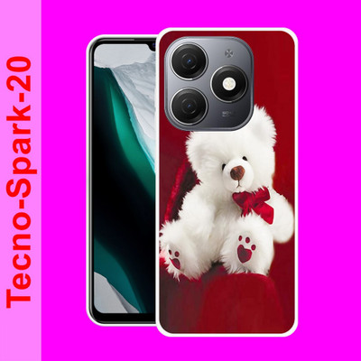 Yuphoria Back Cover for Tecno Spark 20(Multicolor, Silicon)
