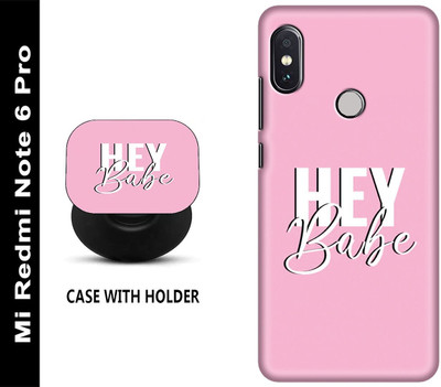 Hello Case Back Cover for Mi Redmi Note 6 Pro(Multicolor, Cases with Holder, Pack of: 2)