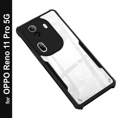 Zapcase Back Cover for OPPO Reno 11 Pro 5G(Black, Shock Proof, Pack of: 1)