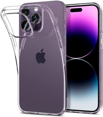 Flipkart SmartBuy Back Cover for Iphone 14 Pro(Transparent, Camera Bump Protector, Silicon, Pack of: 1)