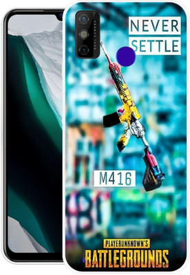 VS PRINT LINK Back Cover for Tecno Spark GO 2020,KE5, ARMY, M416 GUN, BULLETS, MILITARY, RIFLE(Green, Flexible, Silicon, Pack of: 1)