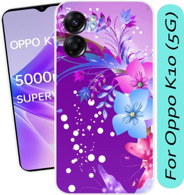 Hostprint Back Cover for Oppo K10 (5G)(Transparent, Flexible, Silicon, Pack of: 1)