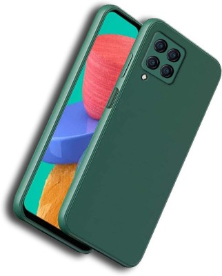 Winble Back Cover for Samsung Galaxy M33 5g, Original Liquid Silicone Case(Green, Dual Protection, Silicon, Pack of: 1)