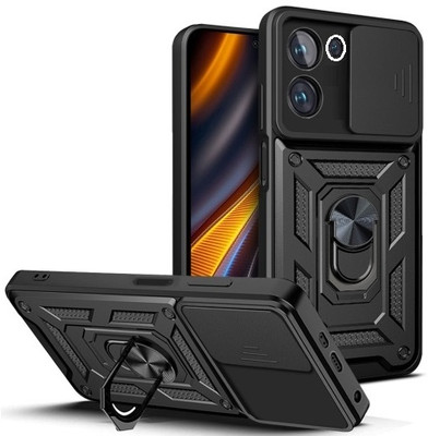 KrKis Back Cover for Tecno Camon 20 Pro 4G(Black, Pack of: 1)