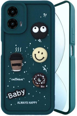Micvir Back Cover for Motorola Moto G96 5G(Green, Silicon, Pack of: 1)