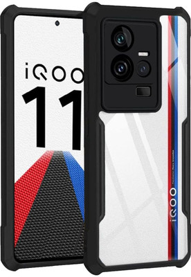 INSTYLE Back Cover for iQOO 11 5G(Black, Grip Case, Pack of: 1)