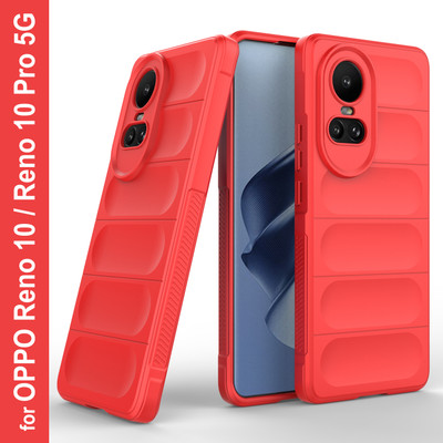 Zapcase Back Cover for OPPO Reno 10 Pro 5G(Red, 3D Case, Silicon, Pack of: 1)