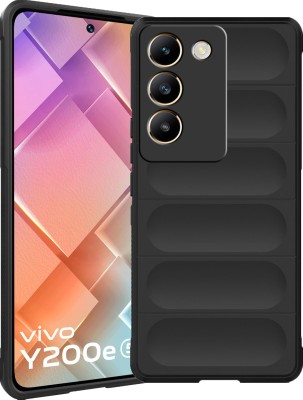 Flipkart SmartBuy Back Cover for Vivo Y200e 5G(Black, Flexible, Silicon, Pack of: 1)