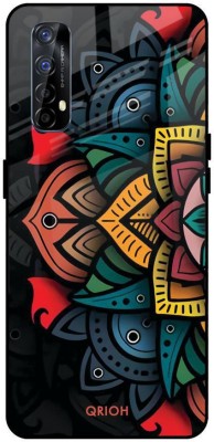 QRIOH Glass Back Cover for Realme Narzo 20 Pro(Multicolor, Grip Case, Silicon, Pack of: 1)