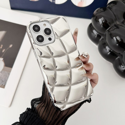 LuxuryKase Back Cover for Apple iPhone 12 Pro Max(Silver)