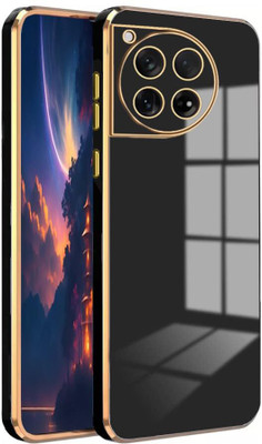 Cowboy Back Cover for 6d Chrome Oneplus 12 PJD110, CPH2573, CPH2581(Black, Flexible, Pack of: 1)