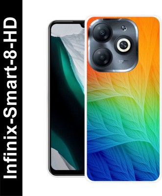 TMPBAGRU Back Cover for INFINIX SMART 8 HD,(Multicolor, Silicon, Pack of: 1)