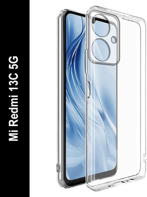 Casotec Back Cover for Mi Redmi 13C 5G(Transparent, Flexible, Silicon, Pack of: 1)