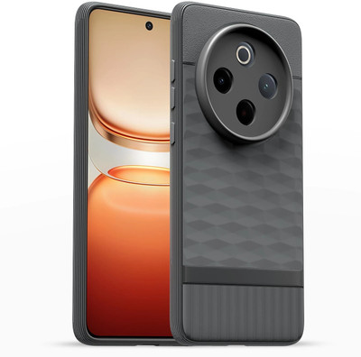 ADITI Designs Back Cover for vivo T4 5G Hexa Cube Design | Ultra Slim Soft Case | Inner Velvet Fabric(Grey, Shock Proof, Silicon, Pack of: 1)
