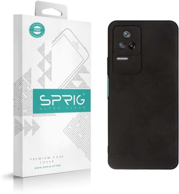 Sprig TPU Matte Back Cover for POCO F4 5G, F4 5G, Poco F4 5G, f4 5g(Black, Matte Finish, Pack of: 1)