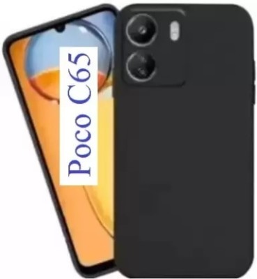 Caseline Back Cover for Poco C65, Redmi 13C 4G (CND)(Black, Grip Case, Silicon, Pack of: 1)