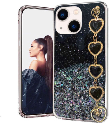 KC Back Cover for Apple iPhone 14 Plus(Black, Cases with Holder, Silicon, Pack of: 1)