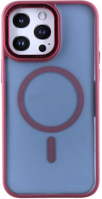 Akio Back Cover for Xundd Fashion Case Cover Compatible for iPhone 15 Pro Max | Shockproof Case(Red, Electroplated, Pack of: 1)