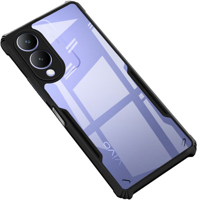 GLOBAL NOMAD Back Cover for Vivo Y17s(Black, Shock Proof, Pack of: 1)
