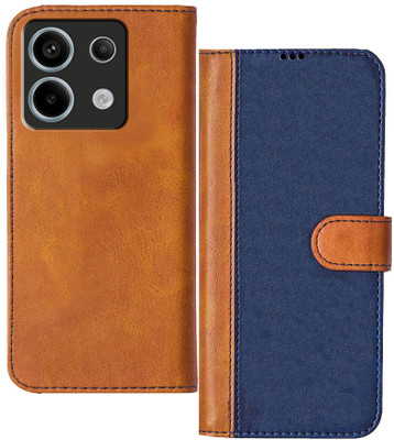 Flipkart SmartBuy Back Cover for REDMI Note 13 Pro 5G(Blue, Brown, Dual Protection, Pack of: 1)