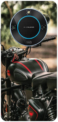FRONK Back Cover for LAVA Blaze 2 5G, LXX507, ROYAL, ENFIELD, BULLET, BIKE, LOVER(Black, Flexible, Silicon, Pack of: 1)