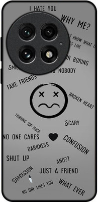 FAZAKA Back Cover for OnePlus 13 5G On Glossy Metal Phone Cover | WHY ME(Multicolor, Shock Proof, Pack of: 1)