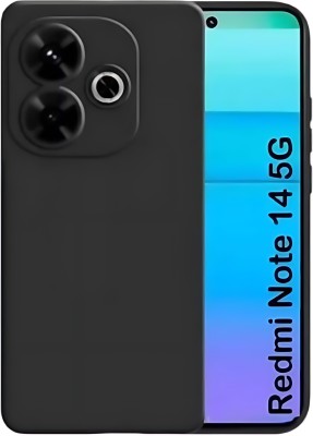 Sarju Back Cover for REDMI Note 14 5G / Mi REDMI Note 14 5G(Black, Grip Case, Pack of: 1)