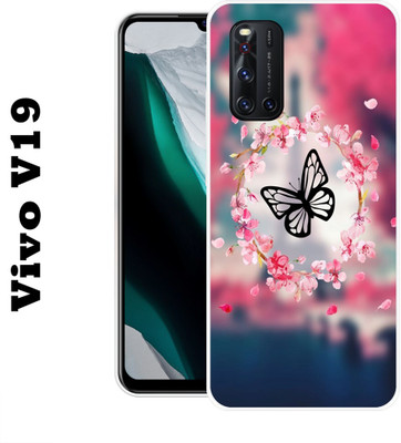 satyman Back Cover for Vivo V19(Multicolor, Dual Protection, Silicon, Pack of: 1)