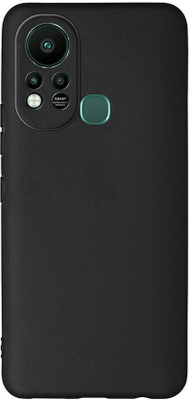 SRT Back Cover for Infinix Hot 11s(Black, Matte Finish, Silicon, Pack of: 1)