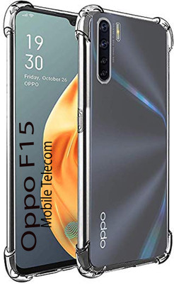 S-Softline Back Cover for Oppo F15(Transparent, Silicon, Pack of: 1)
